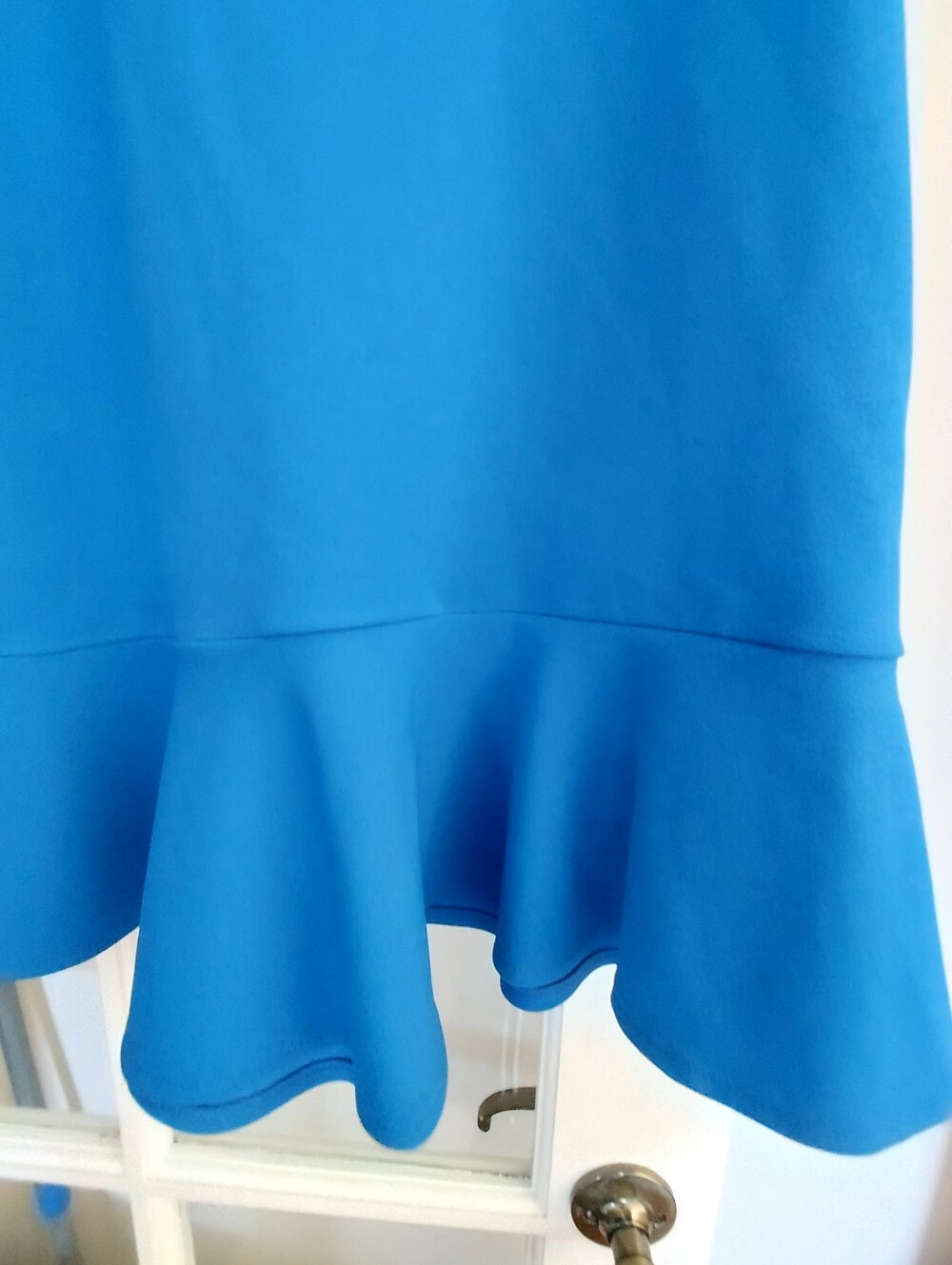 Open Back Sleeveless Ruffle-Hem Dress - Picture 2 of 3